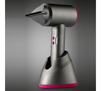 ZZYYZZ Portable Cordless Hair Dryer, Narrow Nozzle Lightweight Mini Blows Dryer, Fast Drying 3 Speed/Hot & Cold Blow Dryer with Charging Base, for Indoor, Outdoor, Camping