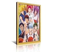 ZZZMOCO Movie Kuroko's Basketball Poster1 Retro Framed Decorative Painting And Art Picture Print Modern Family Bedroom Decor20x30inch(50x75cm)