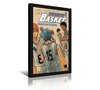 ZZZMOCO Movie Kuroko's Basketball Poster3 Retro Framed Decorative Painting And Art Picture Print Modern Family Bedroom Decor16x24inch(40x60cm)