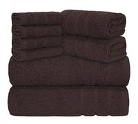 ZZZMRH Premium 100% Egyptian Cotton Towel Bale Set - 4 Pieces, super soft quick dry 550 Gsm Xlarge size, Brown 4 Pieces Towel Set for Bathroom